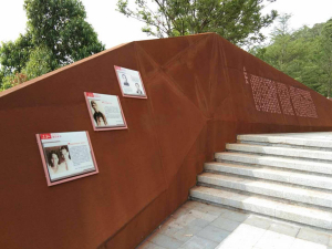 祁东耐候钢挡土墙